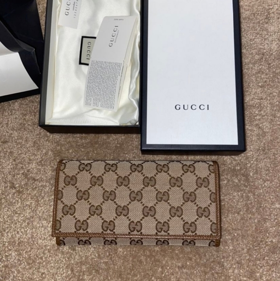 ‼️SOLD‼️Gucci canvas monogram long wallet - Picture 5 of 9